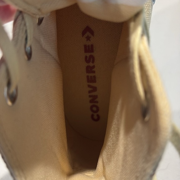 Converse Women's Chuck Taylor All Star Lift Platinum Sneakers, yellow, Size 9 - Picture 9 of 14